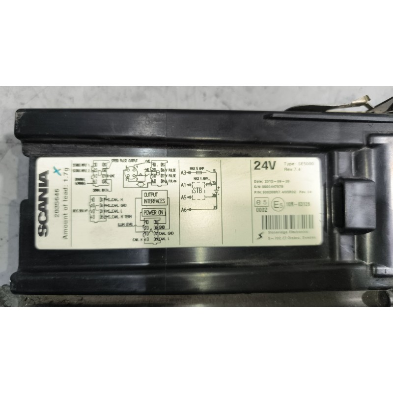 Recambio de tacografo para scania r i r 500 referencia OEM IAM se5000 rev7.4 2035646 - Blanco 3