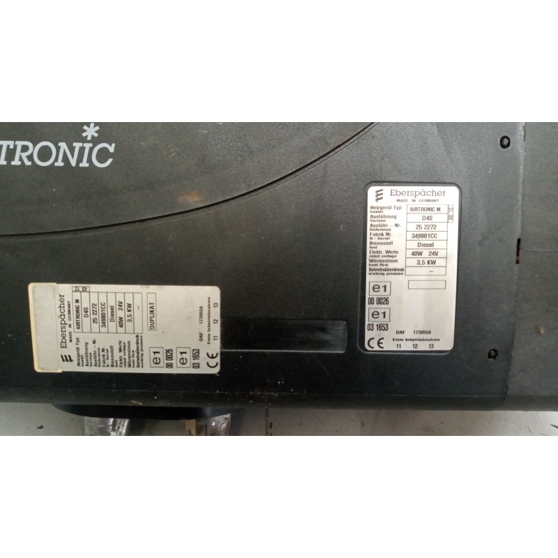 Recambio de motor calefaccion cabina para daf serie xf105.460 12.9 diesel referencia OEM IAM AIRTRONIC M EBERSPACHER D4S - Blanco 2