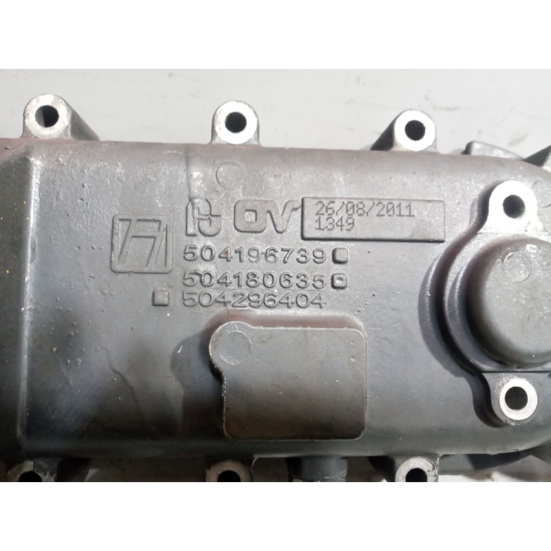 Recambio de soporte filtro aceite para iveco stralis (as) 12.9 diesel referencia OEM IAM 5802003759 504236007 504196739 - Rojo 3
