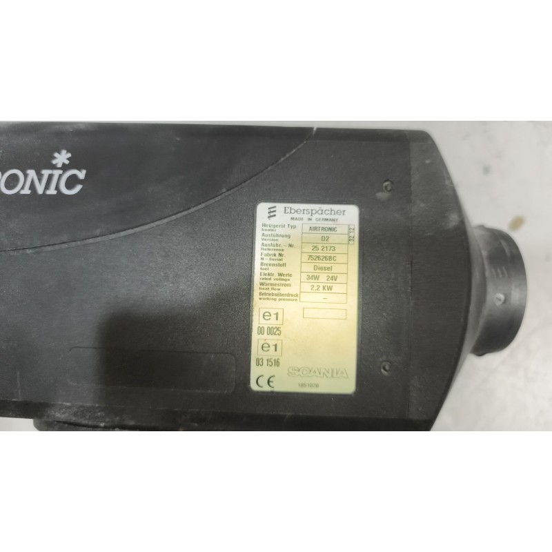 Recambio de motor calefaccion cabina para scania r i r 500 referencia OEM IAM AIRTRONIC D2 1851020 EBERSPACHER - Blanco 6