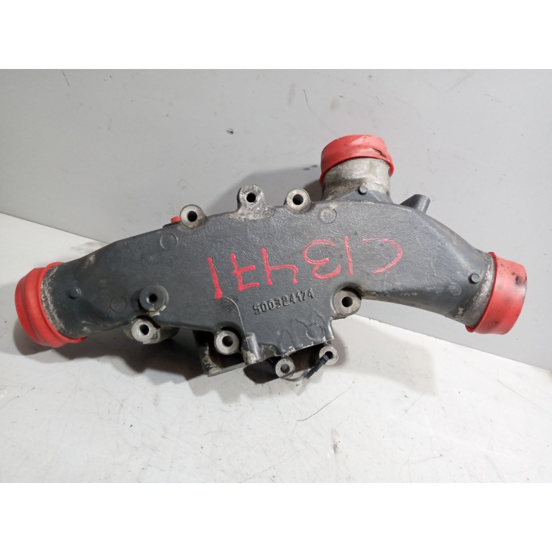 Recambio de cuerpo termostato para iveco stralis (as) 12.9 diesel referencia OEM IAM 500324174 50032417400 - Rojo 3