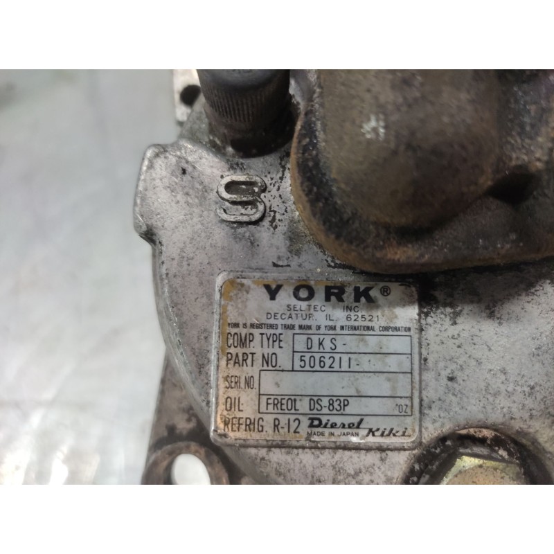 Recambio de compresor aire acondicionado para iveco daily combi 2.3 diesel cat referencia OEM IAM DKS 2