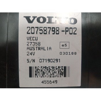 Recambio de modulo electronico para volvo fh xxx referencia OEM IAM 20758798 CENTRALITA VECU 
