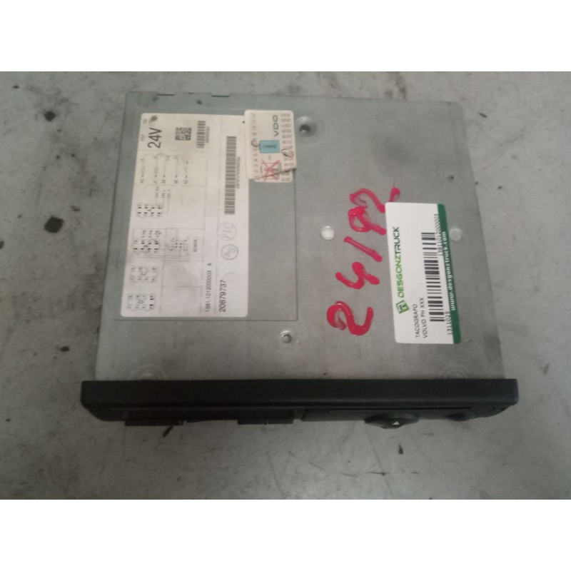 Recambio de tacografo para volvo fh 480 12.8 diesel referencia OEM IAM 13811012000003 20879737 0000693292 - Blanco 2