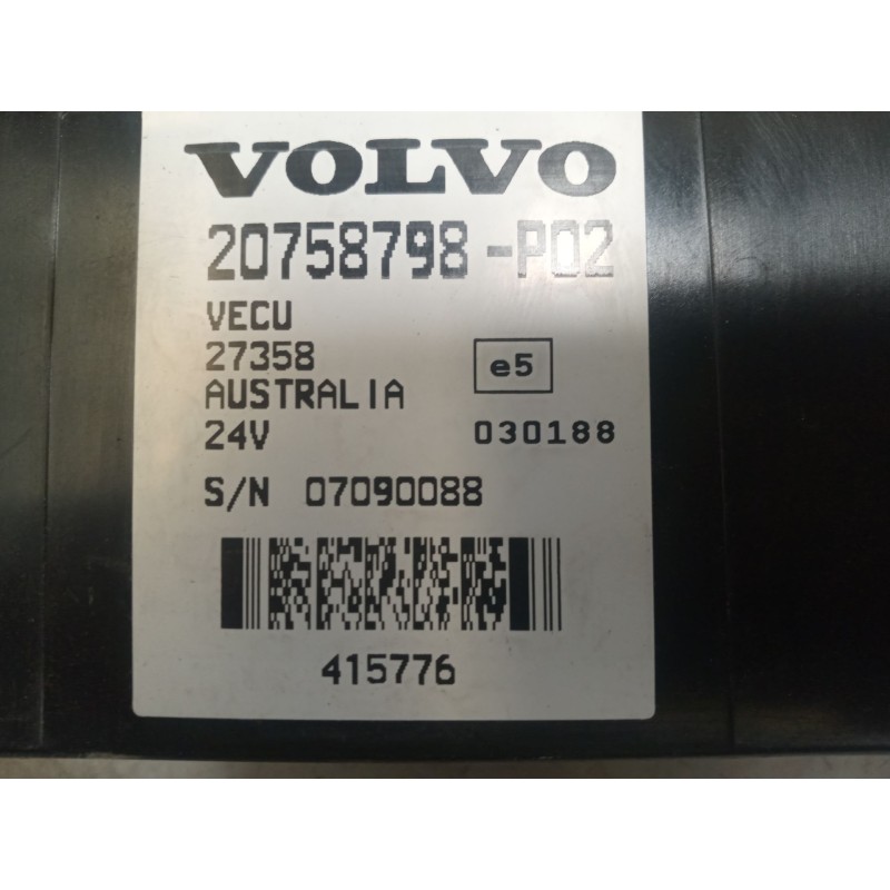 Recambio de modulo electronico para volvo fh 480 12.8 diesel referencia OEM IAM 20758798 CENTRALITA VECU - Blanco 3