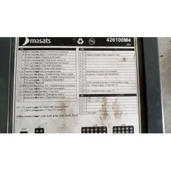 Recambio de modulo electronico para scania magnus referencia OEM IAM 426100M4 MASATS 426100M4 MASATS