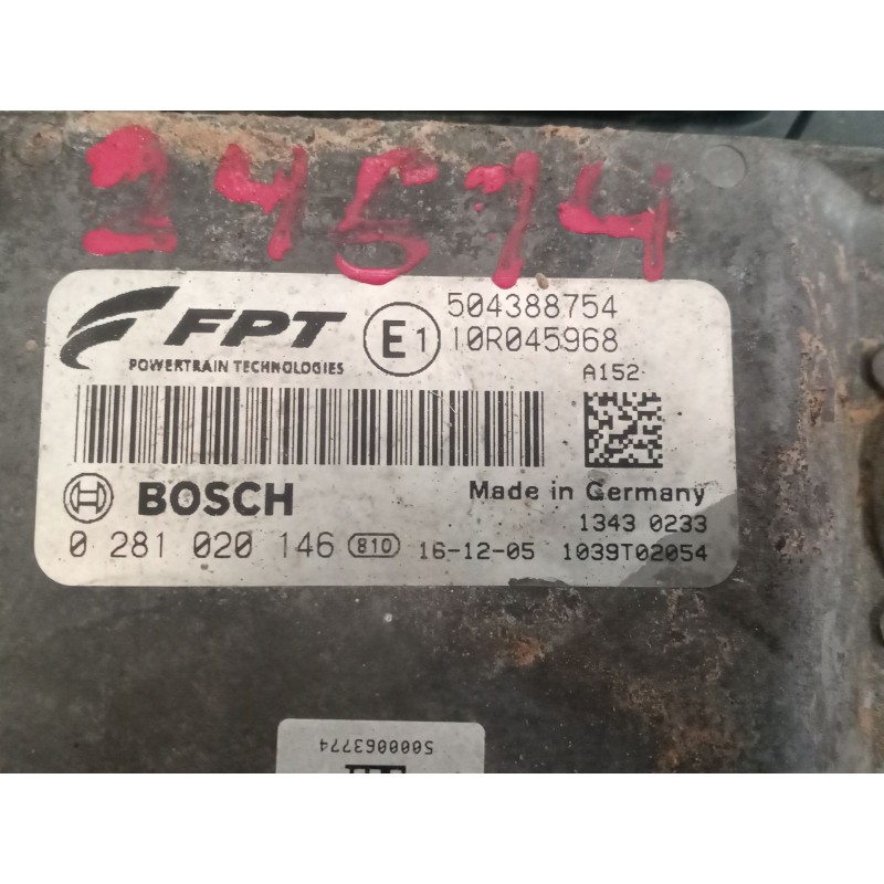 Recambio de centralita motor edc para iveco stralis (as) 12.9 diesel referencia OEM IAM 504388754  0281020146 5