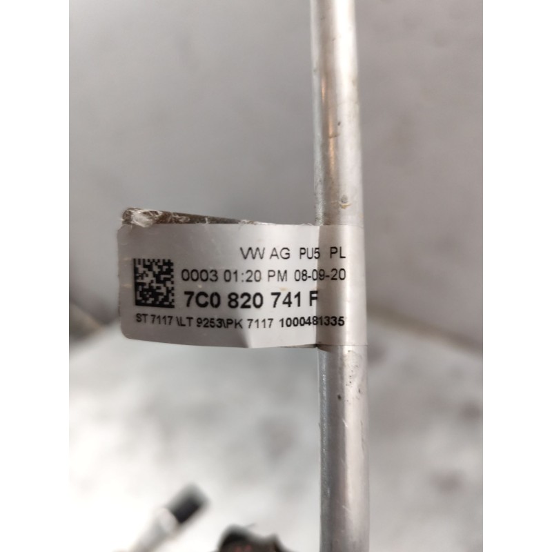 Recambio de tubos aire acondicionado para volkswagen crafter furgoneta (sy_, sx_) 2.0 tdi referencia OEM IAM 7C0820741F - Blanco 2