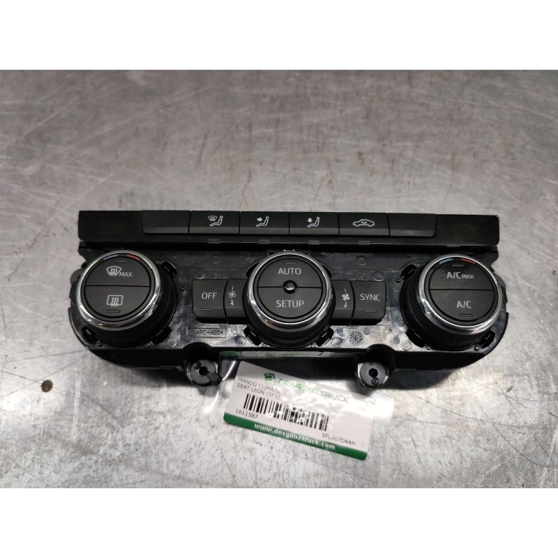 Recambio de mando climatizador para seat leon (5f1) 1.6 tdi referencia OEM IAM 5F0907044H  