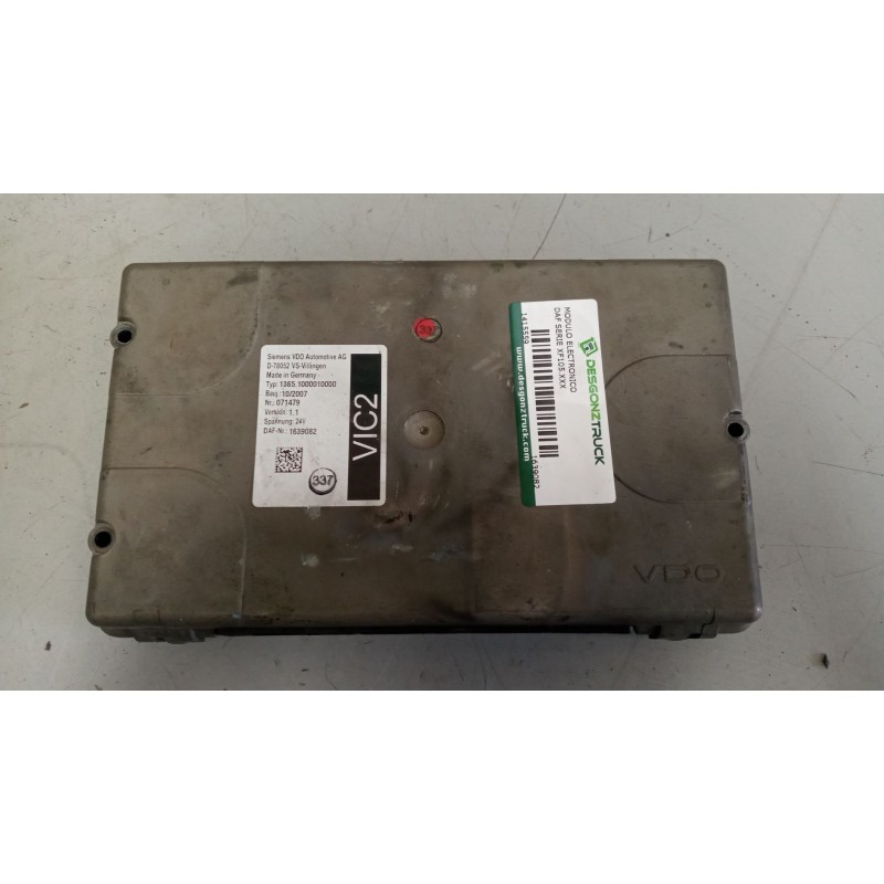 Recambio de modulo electronico para daf serie xf105.xxx 12.9 diesel referencia OEM IAM 1639082  VERSION:1.1