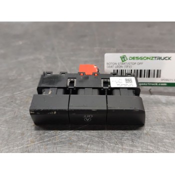 Recambio de boton start/stop off para seat leon (5f1) 1.6 tdi referencia OEM IAM 5F0927137  
