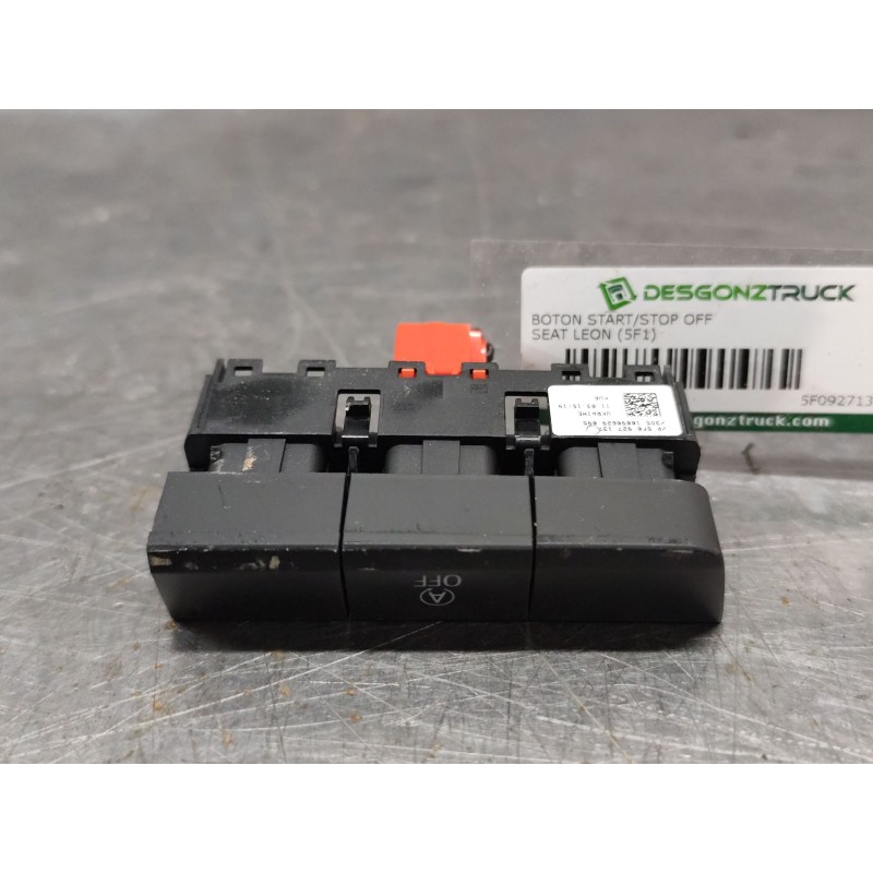 Recambio de boton start/stop off para seat leon (5f1) 1.6 tdi referencia OEM IAM 5F0927137 - Rojo 2