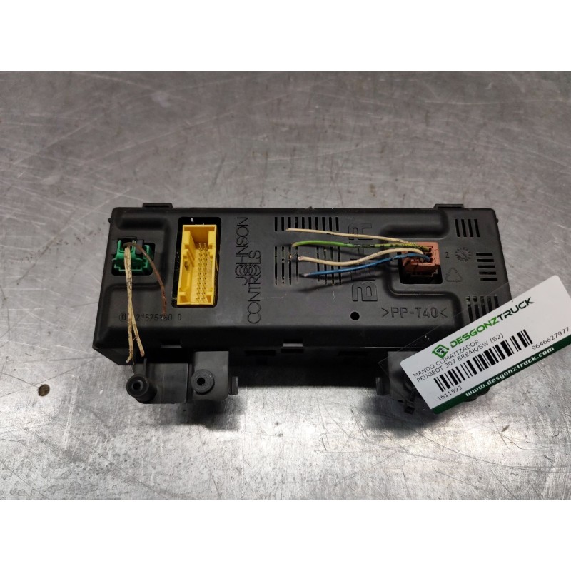 Recambio de mando climatizador para peugeot 307 break/sw (s2) sw referencia OEM IAM 9646627977 281160303 - Plata 3