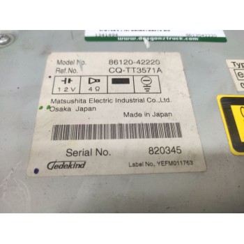 Recambio de sistema audio / radio cd para toyota rav 4 (a3) luna referencia OEM IAM 8612042220  