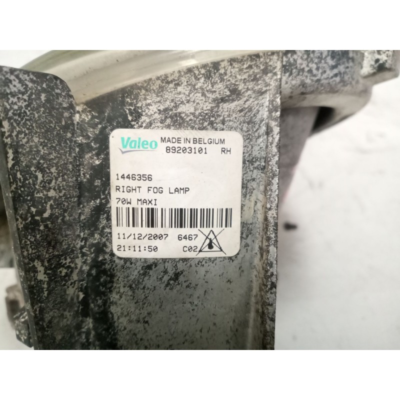 Recambio de faro antiniebla derecho para scania serie p/g/r (l-clase) 12.7 diesel referencia OEM IAM 1446356 - Blanco 2