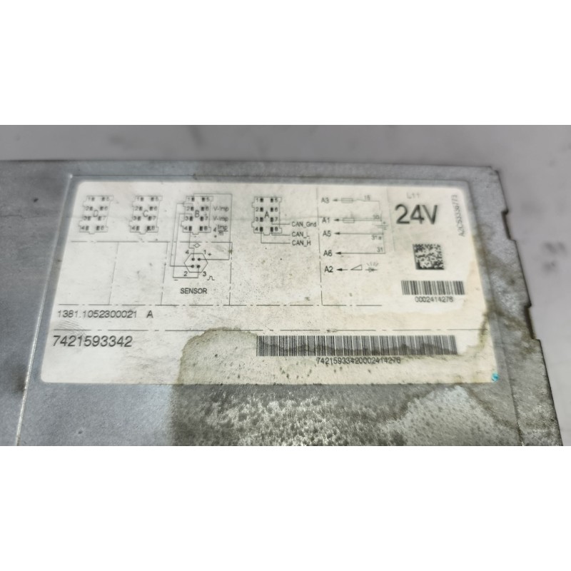 Recambio de tacografo para renault magnum ab diesel referencia OEM IAM 13811052300021 0002414276 7421593342 - Blanco 10
