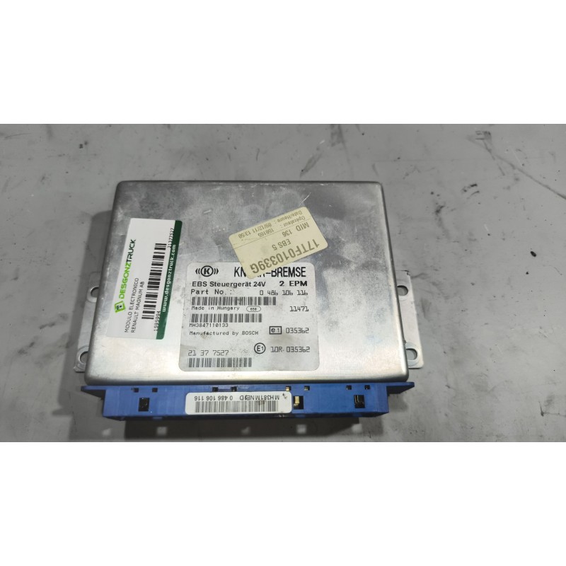 Recambio de modulo electronico para renault magnum ab diesel referencia OEM IAM 21377527 0486106116 