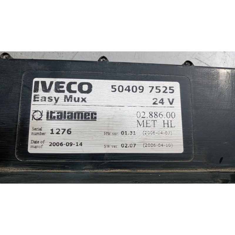 Recambio de modulo electronico para iveco stralis (ad/at) fg ad   4x2 tráfico urbano referencia OEM IAM 504097525 2