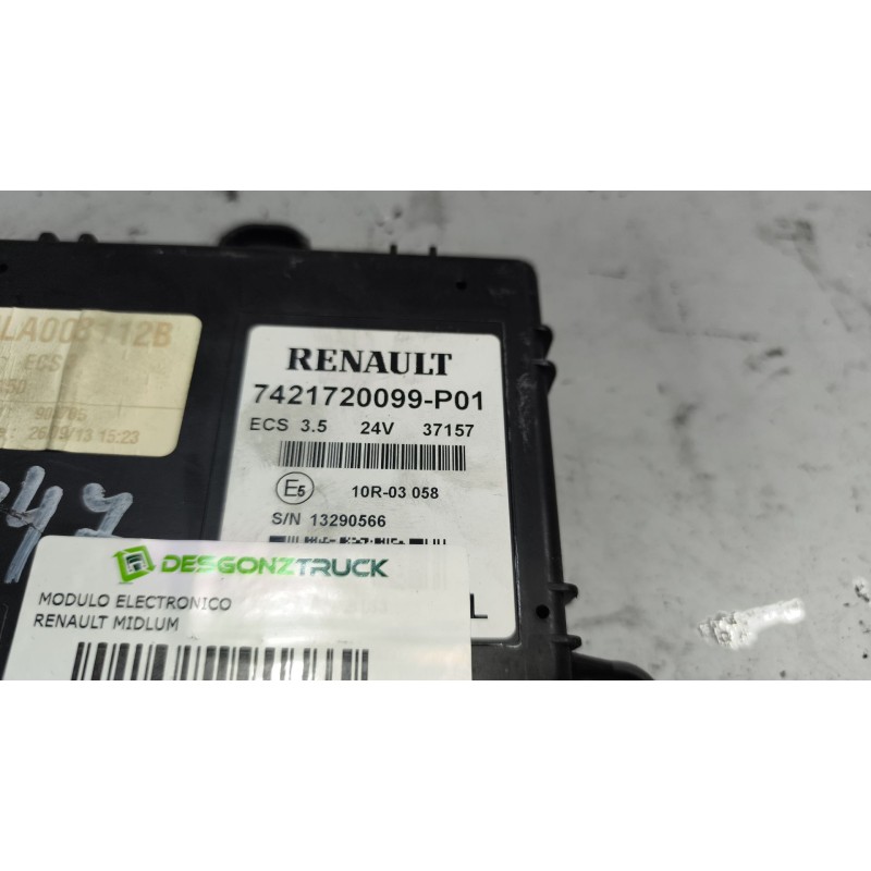 Recambio de modulo electronico para renault midlum fg 220.10 e5 corto referencia OEM IAM 7421720099 - Blanco 3