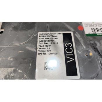 Recambio de modulo electronico para daf serie xf105.xxx 12.9 diesel referencia OEM IAM 1907429 VERSION:2.1 