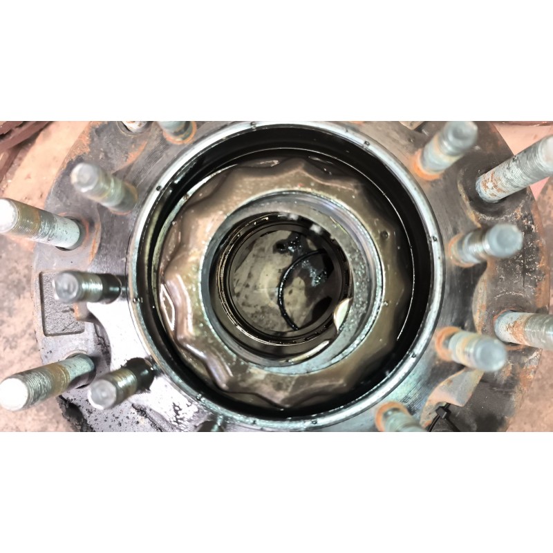 Recambio de buje trasero derecho para renault serie t 12.8 diesel referencia OEM IAM 7485107753 7420557646 7421328206 - Blanco 5