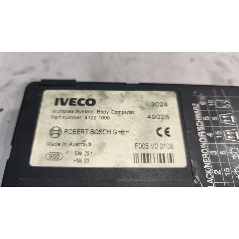 Recambio de modulo electronico para iveco stralis (ad/at) referencia OEM IAM 41221000 SW20.1 - Blanco 7