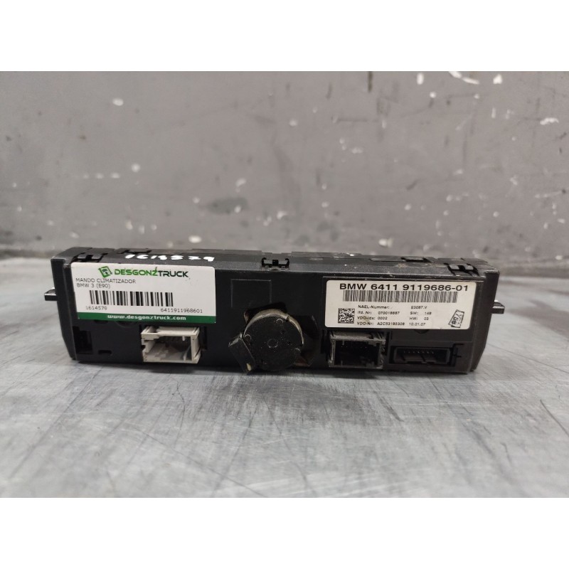Recambio de mando climatizador para bmw 3 (e90) 320 d referencia OEM IAM 6411911968601 - Azul 2