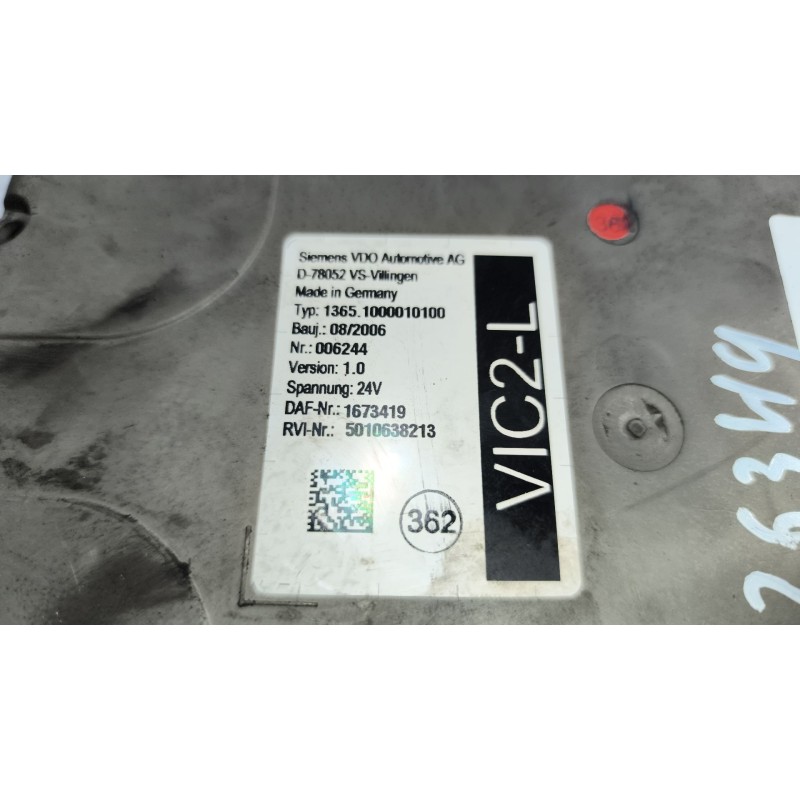 Recambio de modulo electronico para daf serie lf45.220 desde 06 6.7 diesel referencia OEM IAM 1673419 5010638213 VERSION:1.0 - Blanco 5