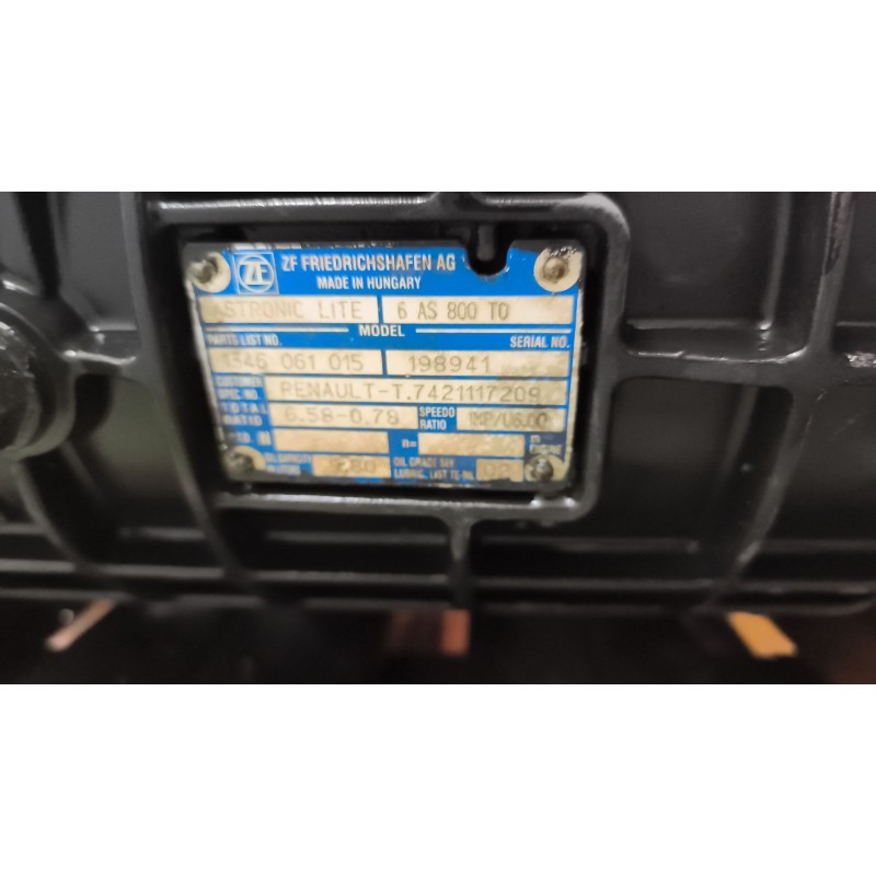 Recambio de caja cambios para renault midlum fg 220.10 e5 corto referencia OEM IAM 6AS800TO 1316061015 7421117209 - Blanco 4