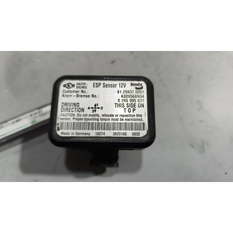 Recambio de sensor esp para man tgx 18.xxx fg / 4x2 bl xl referencia OEM IAM 81259370051 K0205688N04 0265005831