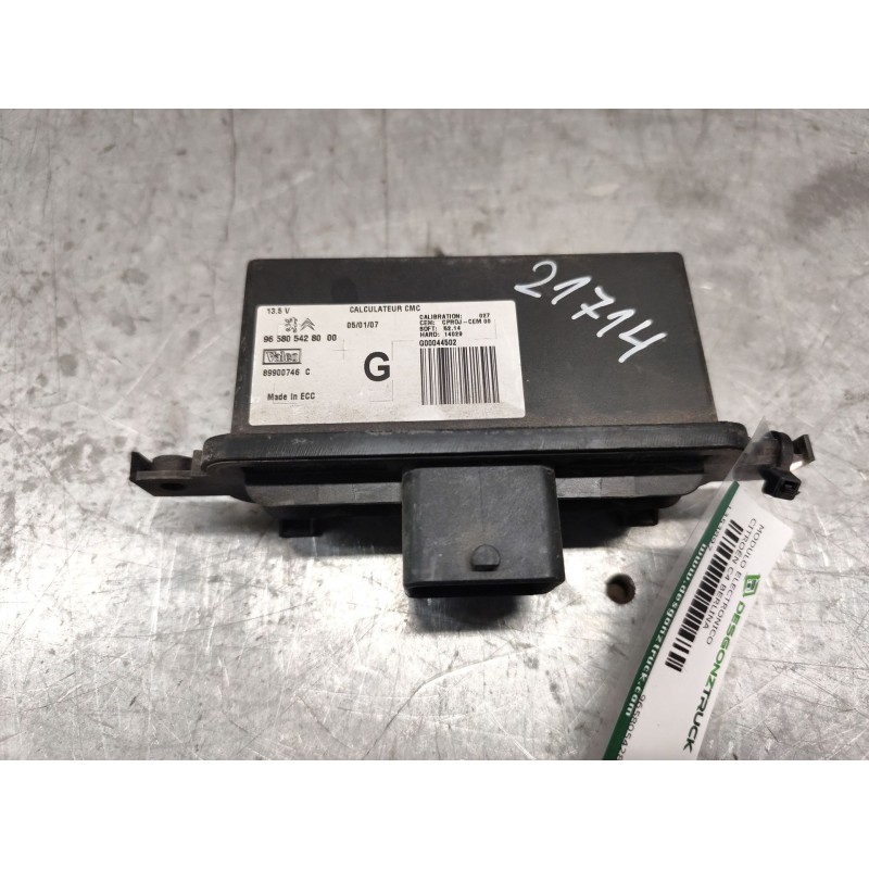 Recambio de modulo electronico para citroën c4 berlina cool referencia OEM IAM 9658054280  