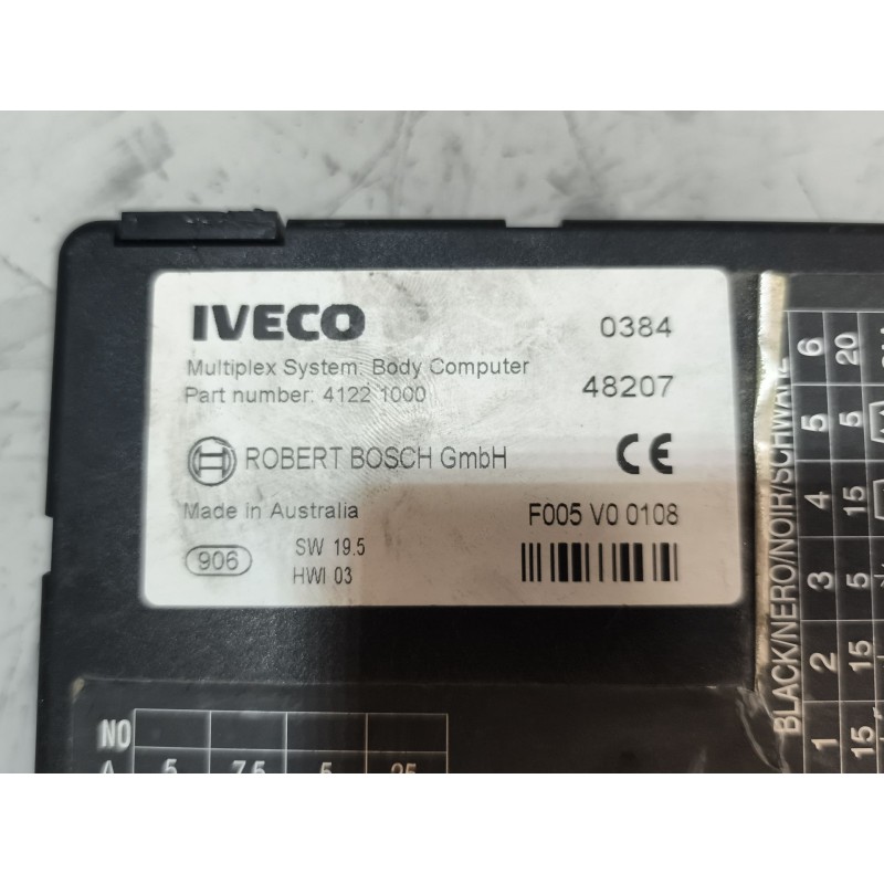 Recambio de modulo electronico para iveco stralis (as) 12.9 diesel referencia OEM IAM 41221000 SW19.5 - Blanco 7