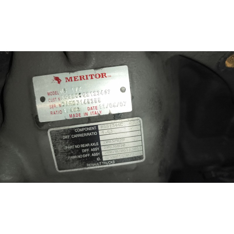 Recambio de grupo para renault magnum ab 2005 12.0 diesel referencia OEM IAM MS17X RSS1344C RATIO:1/463/8X37 4
