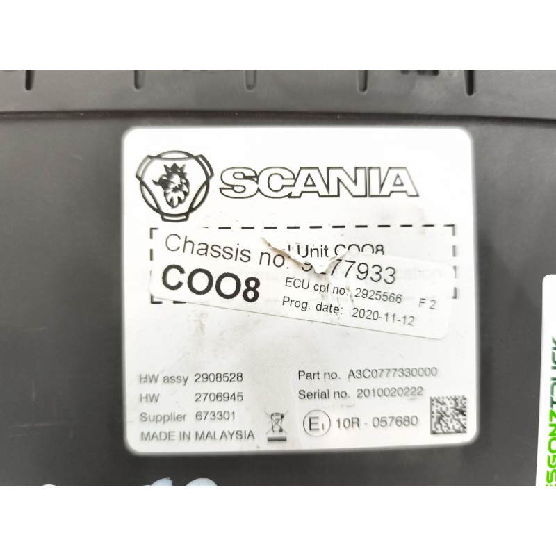 Recambio de modulo electronico para scania serie p/g/r (c-clase) fsa r450 (4x2) largo cr 19 a referencia OEM IAM 2908528 3116705 - Blanco 7