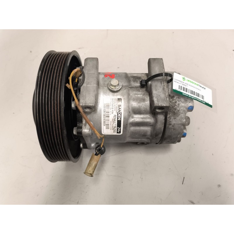 Recambio de compresor aire acondicionado para renault serie t 12.8 diesel referencia OEM IAM 84591036  