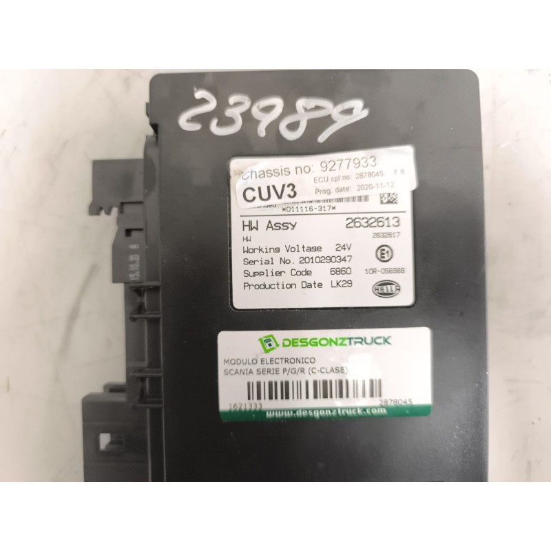 Recambio de modulo electronico para scania serie p/g/r (c-clase) fsa r450 (4x2) largo cr 19 a referencia OEM IAM 2878045 2632613 - Blanco 2