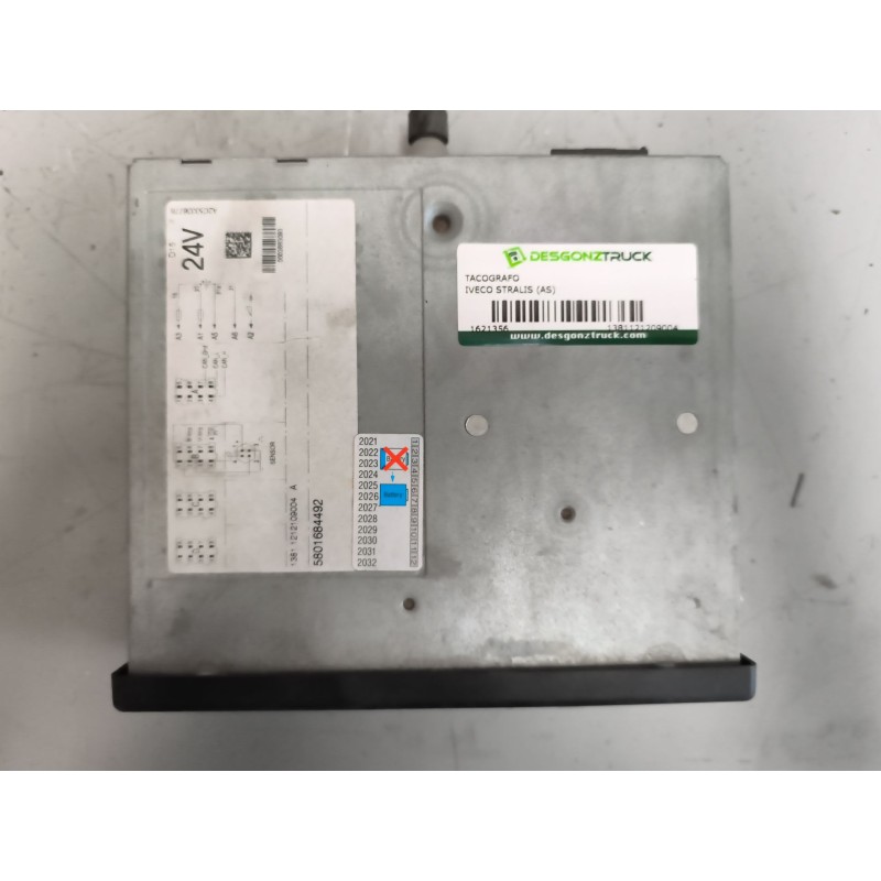 Recambio de tacografo para iveco stralis (as) 11.1 diesel referencia OEM IAM 1381121209004 00038883093 5801684492 - Blanco 6