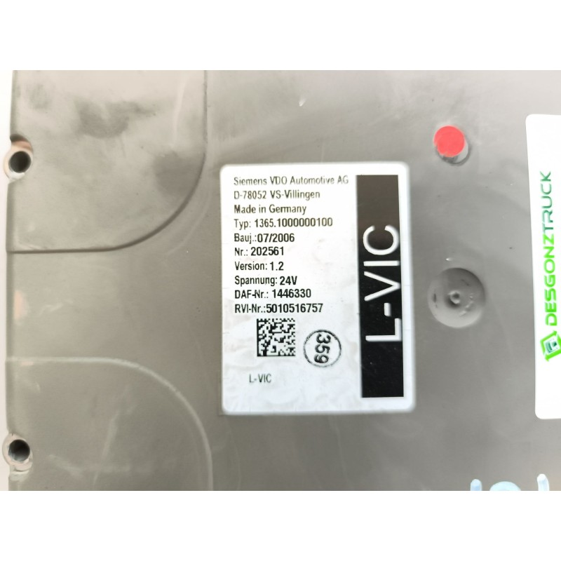 Recambio de modulo electronico para daf serie lf45 desde 06 referencia OEM IAM 1446330 5010516757 VERSION:1.2 - Blanco 6