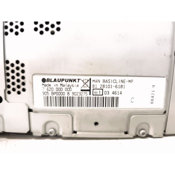 Recambio de sistema audio / radio cd para man tgx 18.xxx 10.5 diesel referencia OEM IAM 81281016181 7620000000 