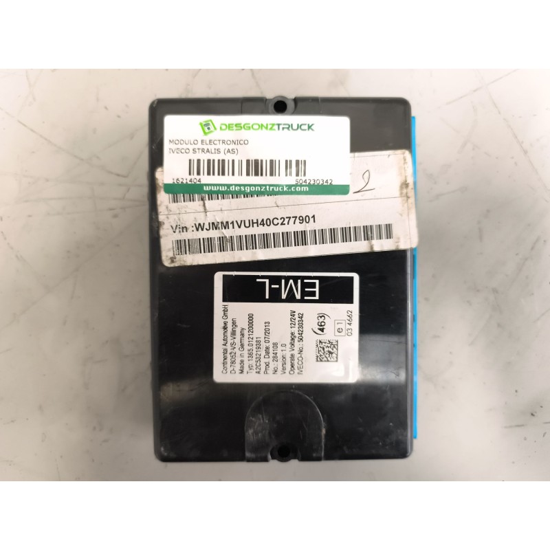 Recambio de modulo electronico para iveco stralis (as) 12.9 diesel referencia OEM IAM 504230342  