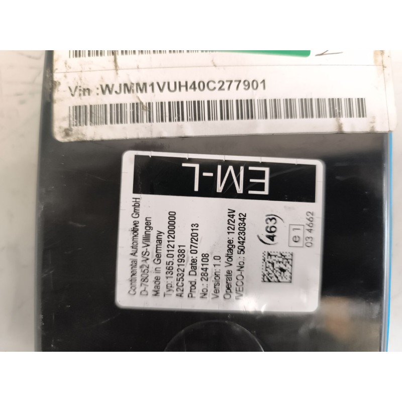 Recambio de modulo electronico para iveco stralis (as) 12.9 diesel referencia OEM IAM 504230342 - Blanco 5