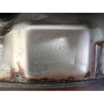 Recambio de catalizador para renault serie t 12.8 diesel referencia OEM IAM 23046482  