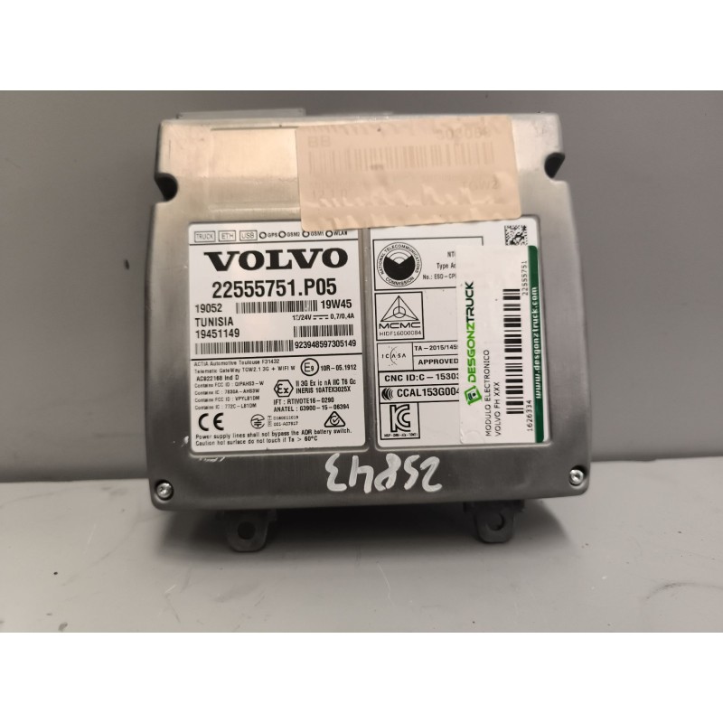 Recambio de modulo electronico para volvo fh 500 referencia OEM IAM 22555751 - Blanco 2