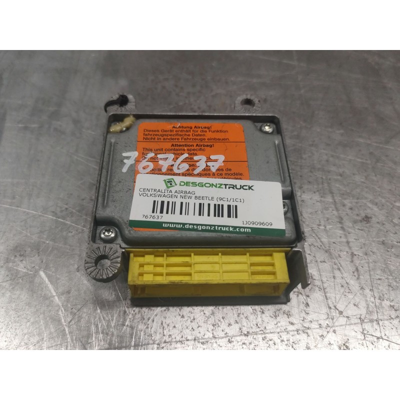 Recambio de centralita airbag para volkswagen new beetle (9c1/1c1) referencia OEM IAM 1J0909609 5WK42800 0030FW0Y7A4J - Gris 3