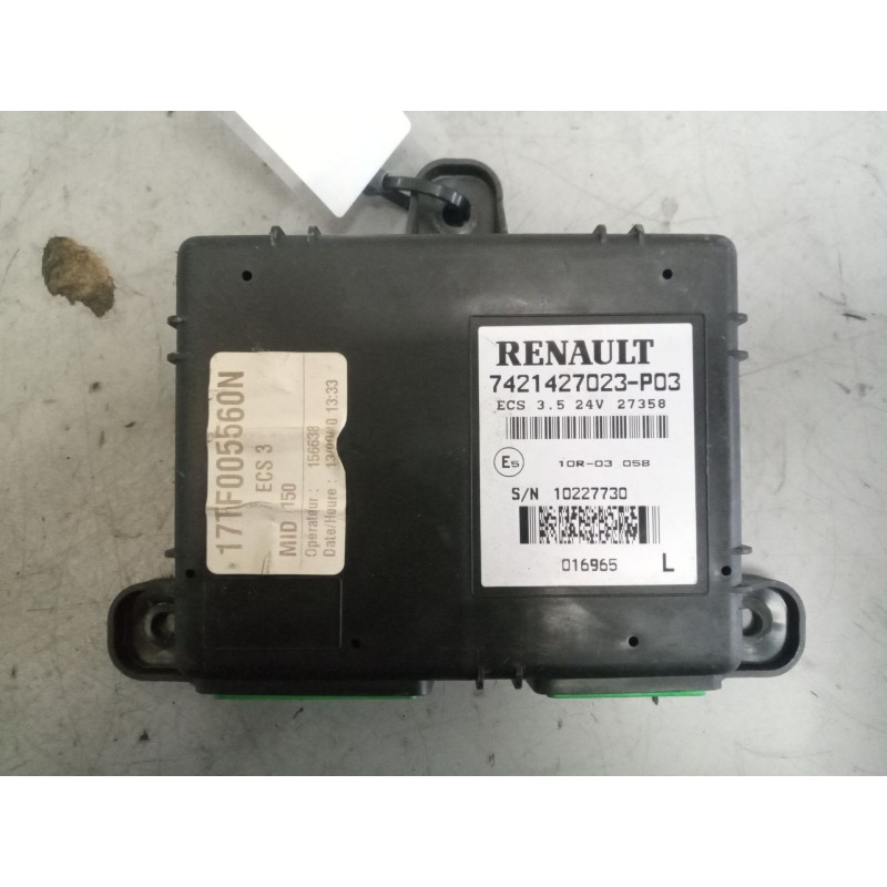 Recambio de modulo electronico para renault magnum ab diesel referencia OEM IAM 7421427023  centralita ecs