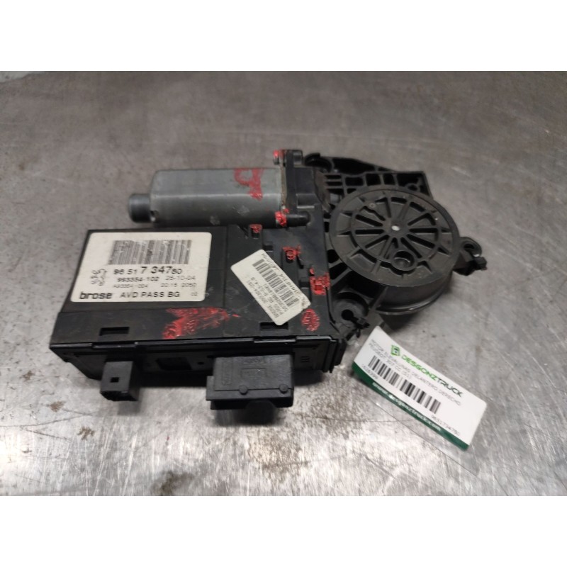 Recambio de motor elevalunas delantero derecho para peugeot 307 cc (s1) 2.0 referencia OEM IAM 9651734780 - Gris 2