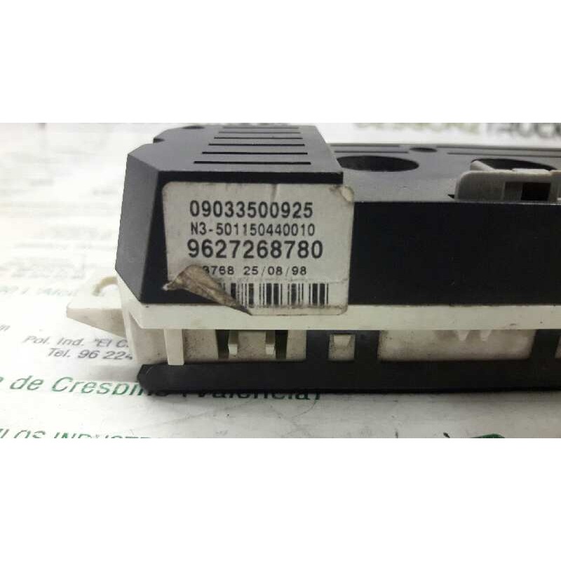 Recambio de pantalla multifuncion para peugeot 306 berlina 3/4/5 puertas (s2) style referencia OEM IAM 9627268780 3