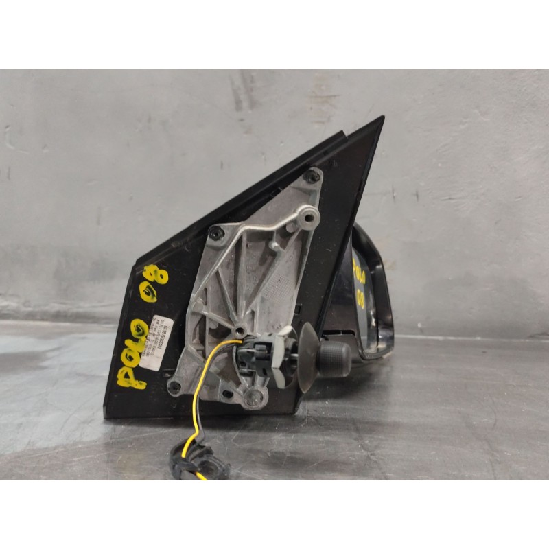 Recambio de retrovisor derecho para volkswagen polo (9n1) gt referencia OEM IAM 6Q1857502 - Negro 4
