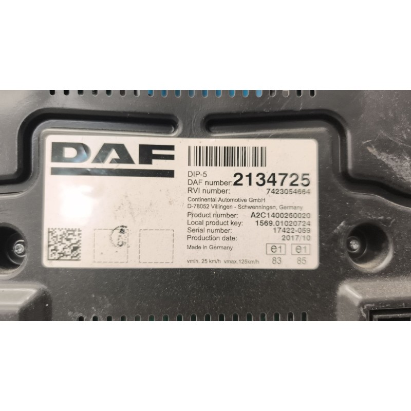 Recambio de modulo electronico para daf serie lf45 desde 06 referencia OEM IAM 2134725 7423054664 2