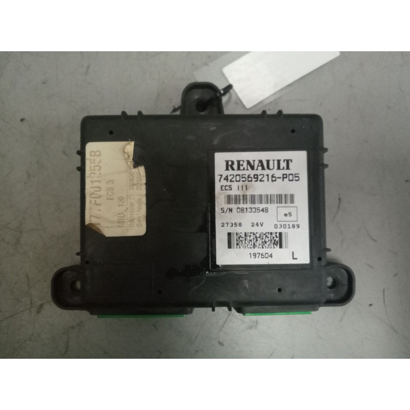 Recambio de modulo electronico para renault magnum ab 2005 12.8 diesel referencia OEM IAM 7420569216 CENTRALITA ECS 